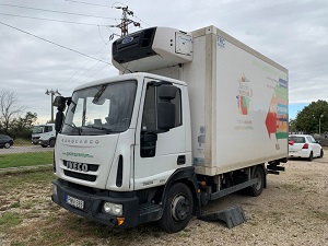 Iveco 75 E 18 Eurocargo hűtős felépítménnyel